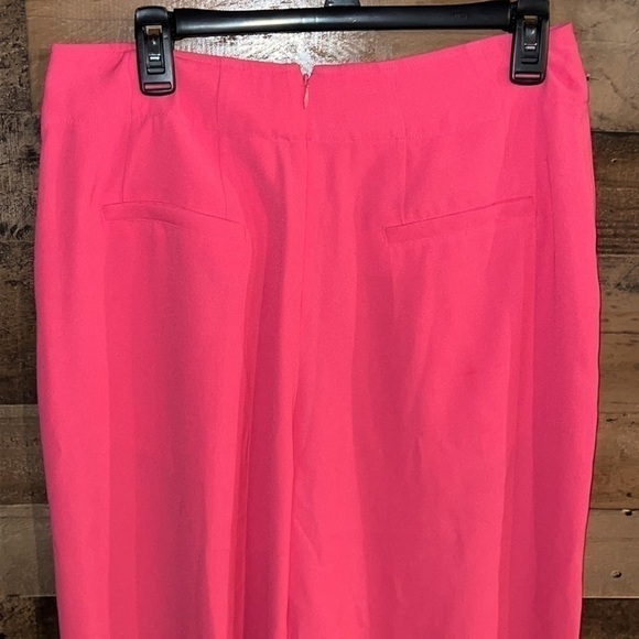 Madison High Waisted Wide Leg Capri Pants Pink Size 8 NWT - Picture 5 of 9